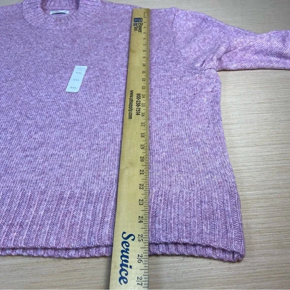 Sonoma Women’s Mauve Pink Knit Sweater Crewneck XXL - Picture 4 of 11